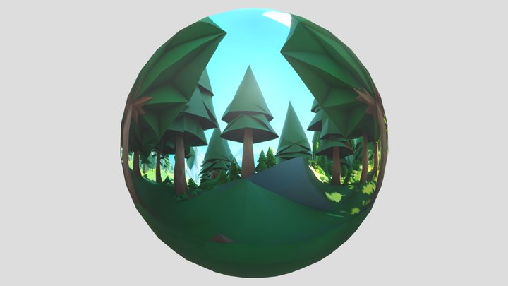 Myblox - Forest Skybox - Low Polygon
