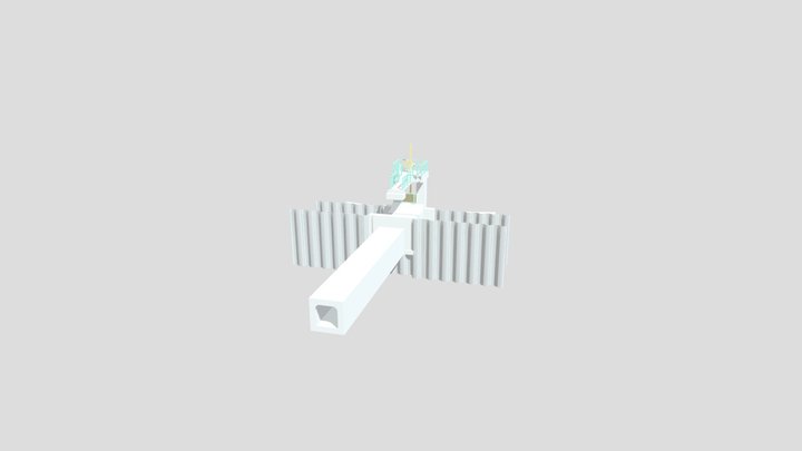 排水樋門2 3D Model
