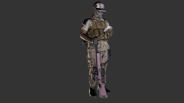 Cosplay : SWAT @ MBK Center 18-20 Aug 2017 3D Model