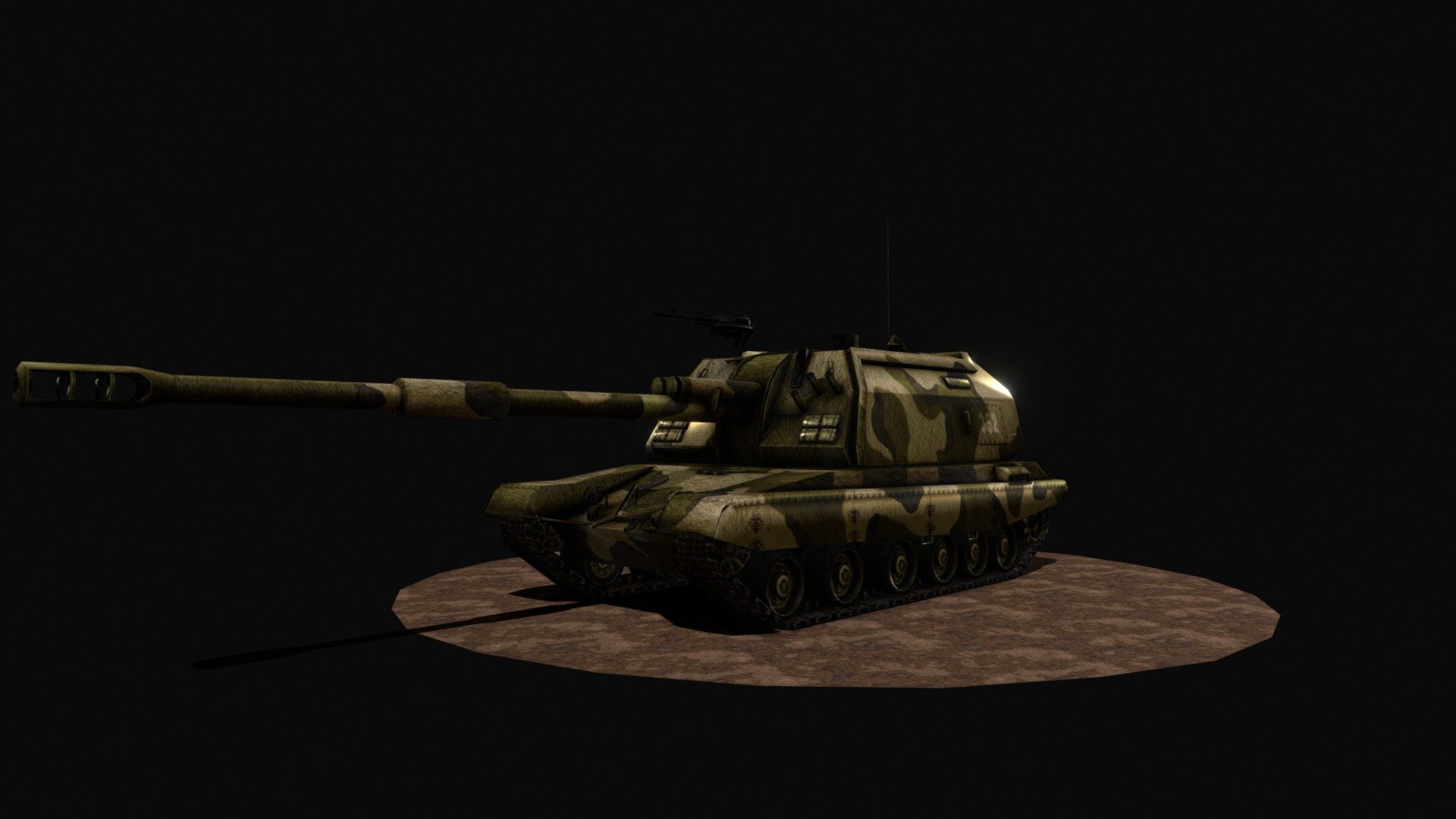 2S19 MSTA-S (LOW POLY)