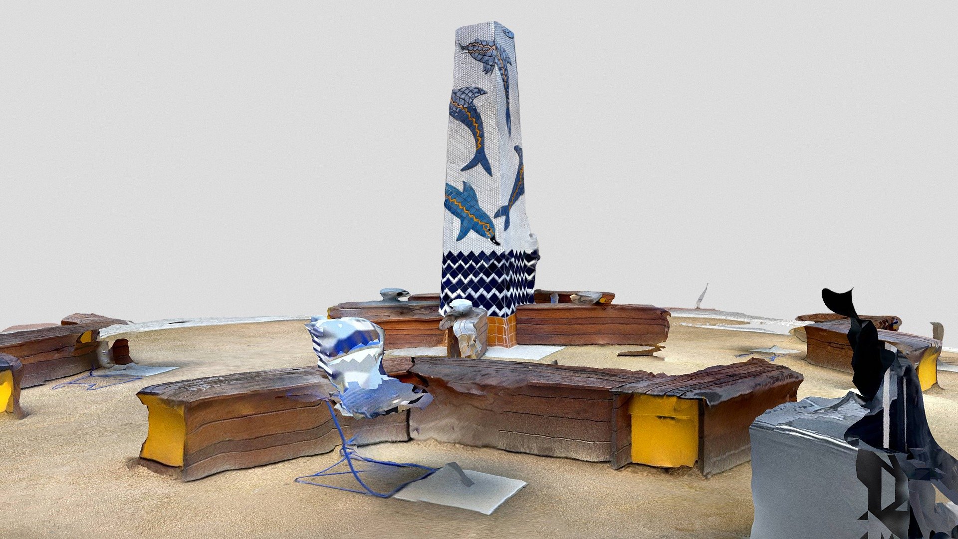 Day 71: Rincon Center obelisk - 1scanaday