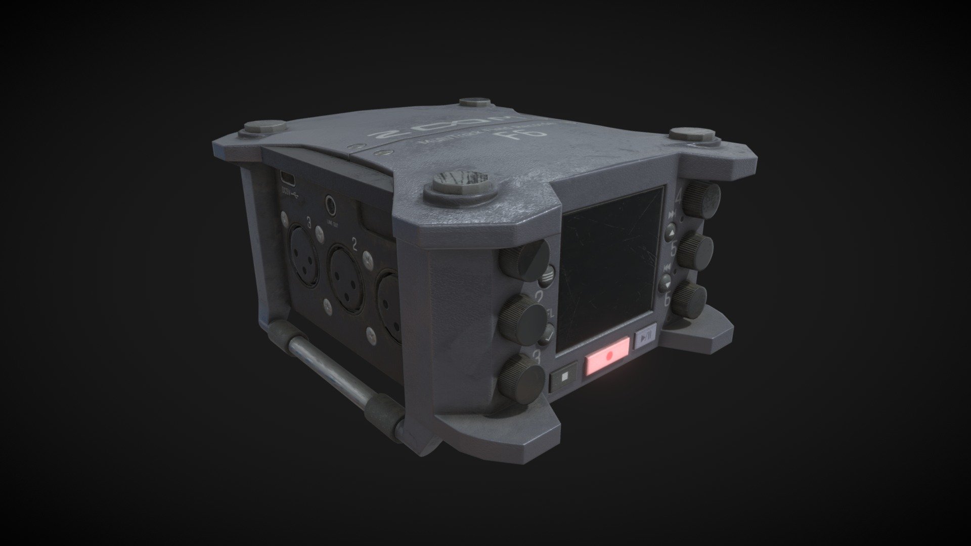 ZOOM F6 MultiTrack Field Recorder - 3D model by elias-goetvinck ...
