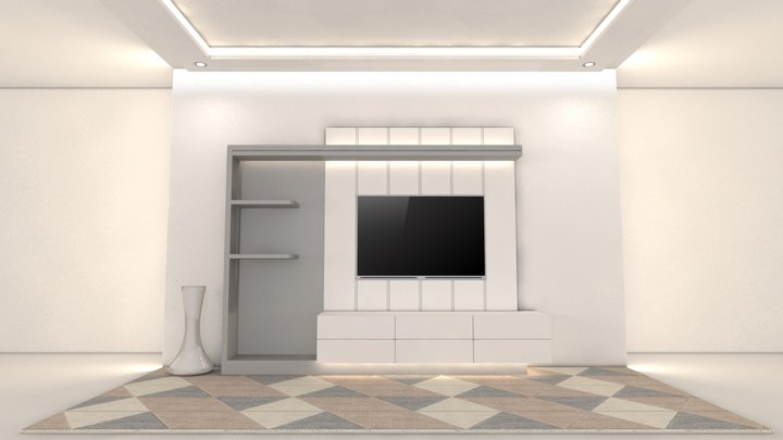 TV Cabinet 03 3D Model