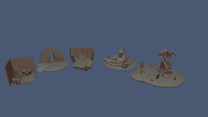 XYZ_3 homework_dark souls stuff 3D Model