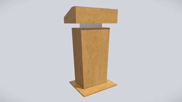 Presidential Pulpit 3D Model