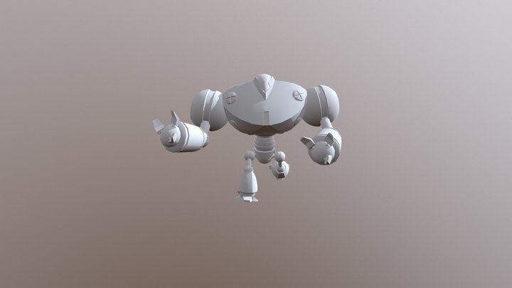 Robot Walk 3D Model