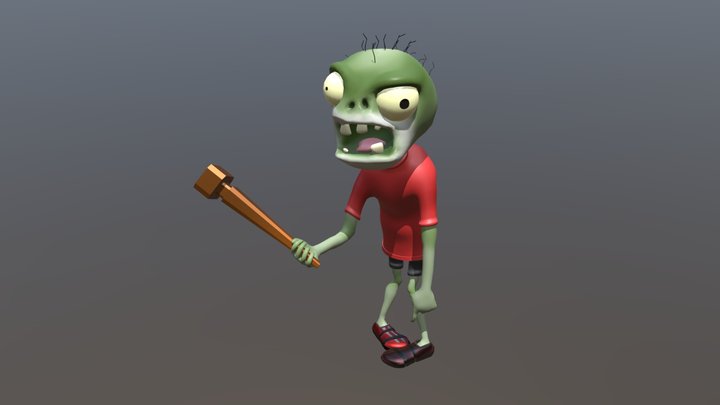 Zombie PDP Claudio - Matheus Rocha 3D Model