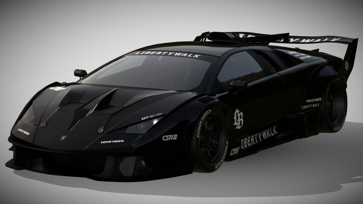 2024 LB★Silhouette WORKS Murcielago GT EVO – Kostenloses 3D-Modell STL