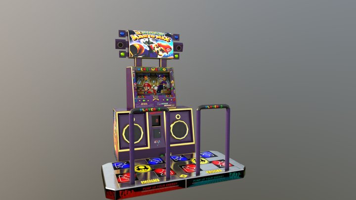 Dance Dance Machine 3D Model