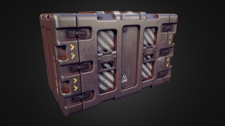 Military Crate 3D Model