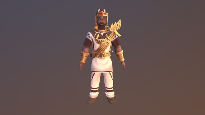 CHARACTER 3D HANDPAINT ISARTDIGITAL 3D Model