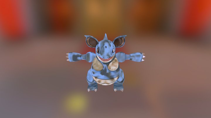 031 - Nidoqueen 3D Model