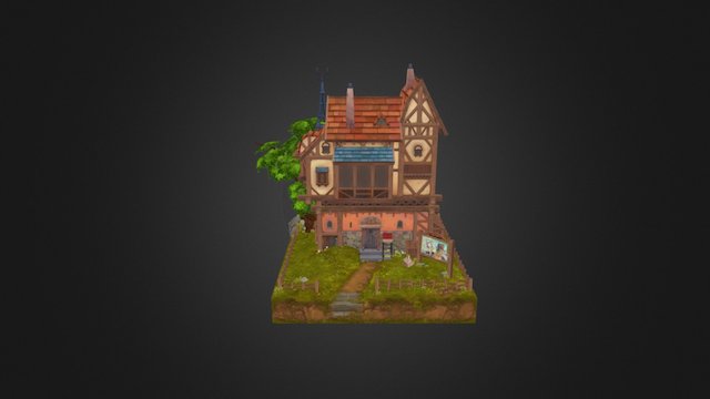 Pirate Radio Station 3D Model