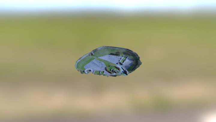 Site Gallo Romain 3D Model