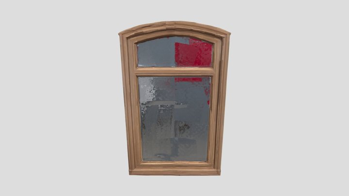 Arch Window View 3D Model