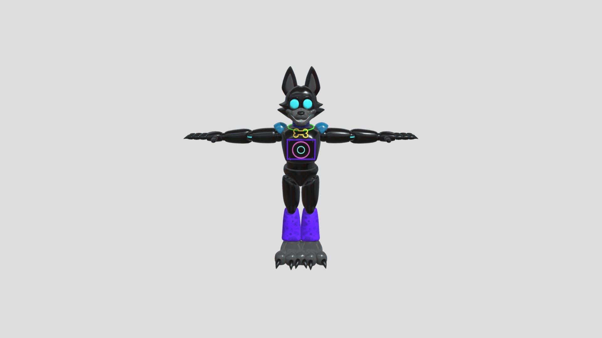 BOLT - FNAF_ Neon Pulse - Download Free 3D model by Foxy_PelucheOficial ...
