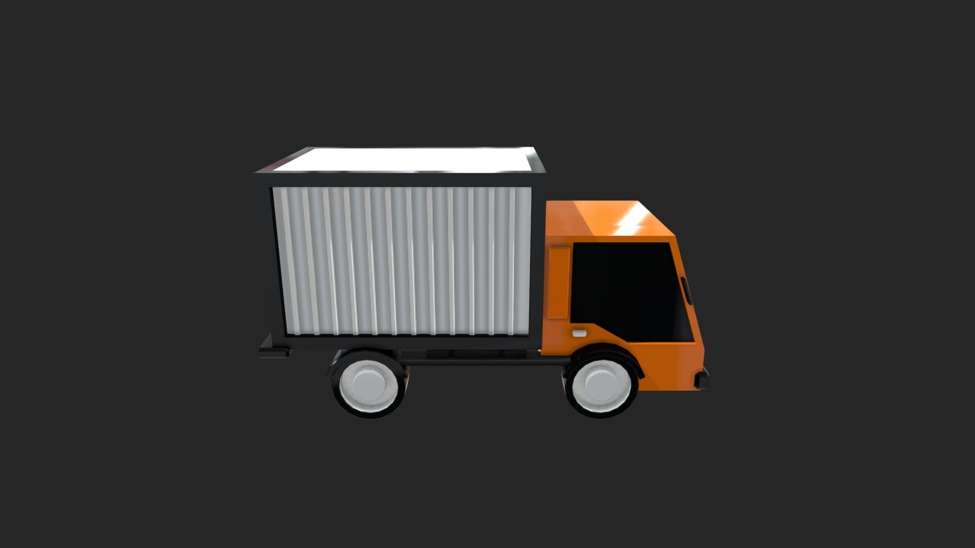 Low poly truck
