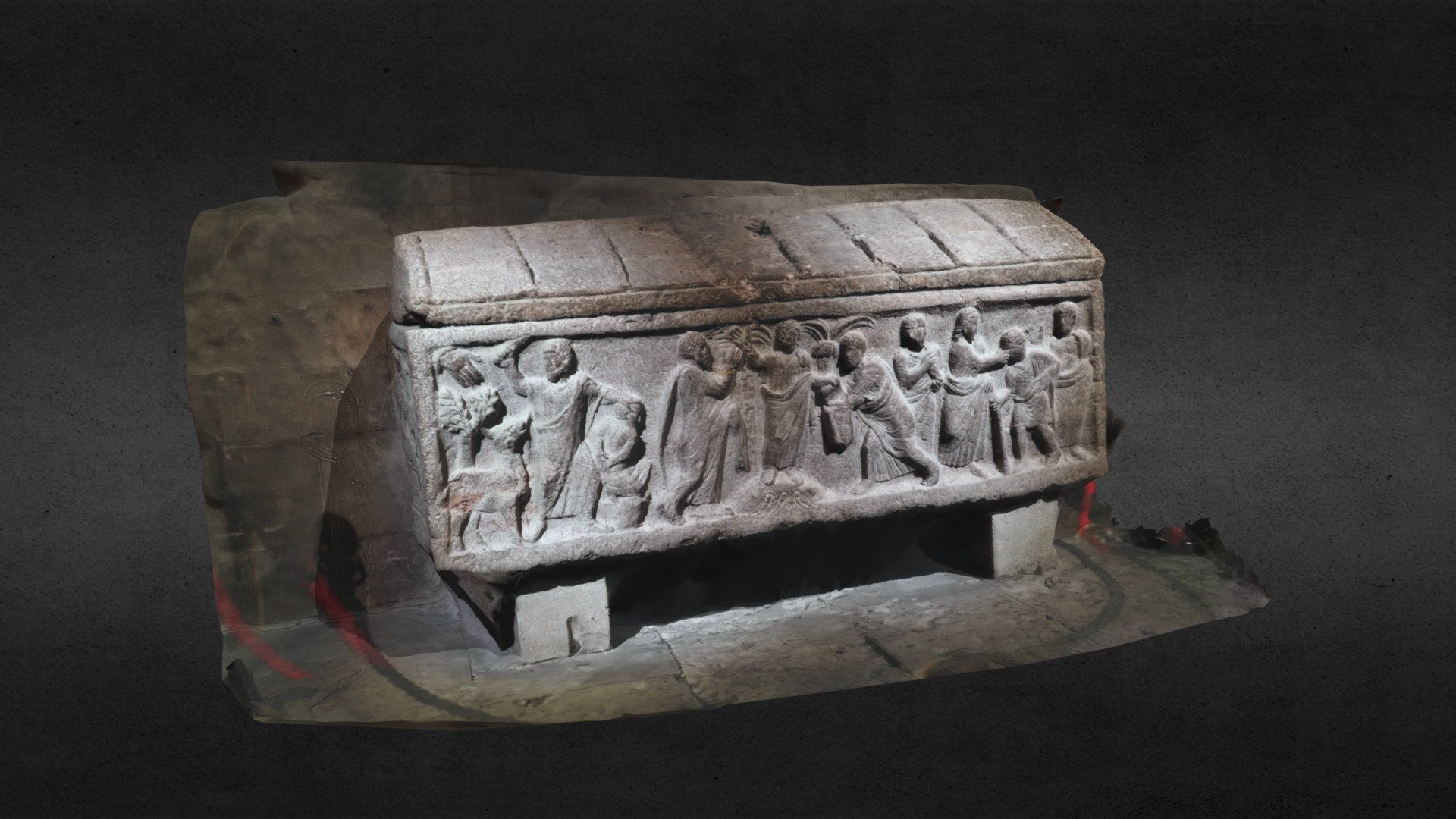 Tomb in Abbaye Saint‑Victor, Marseille, France