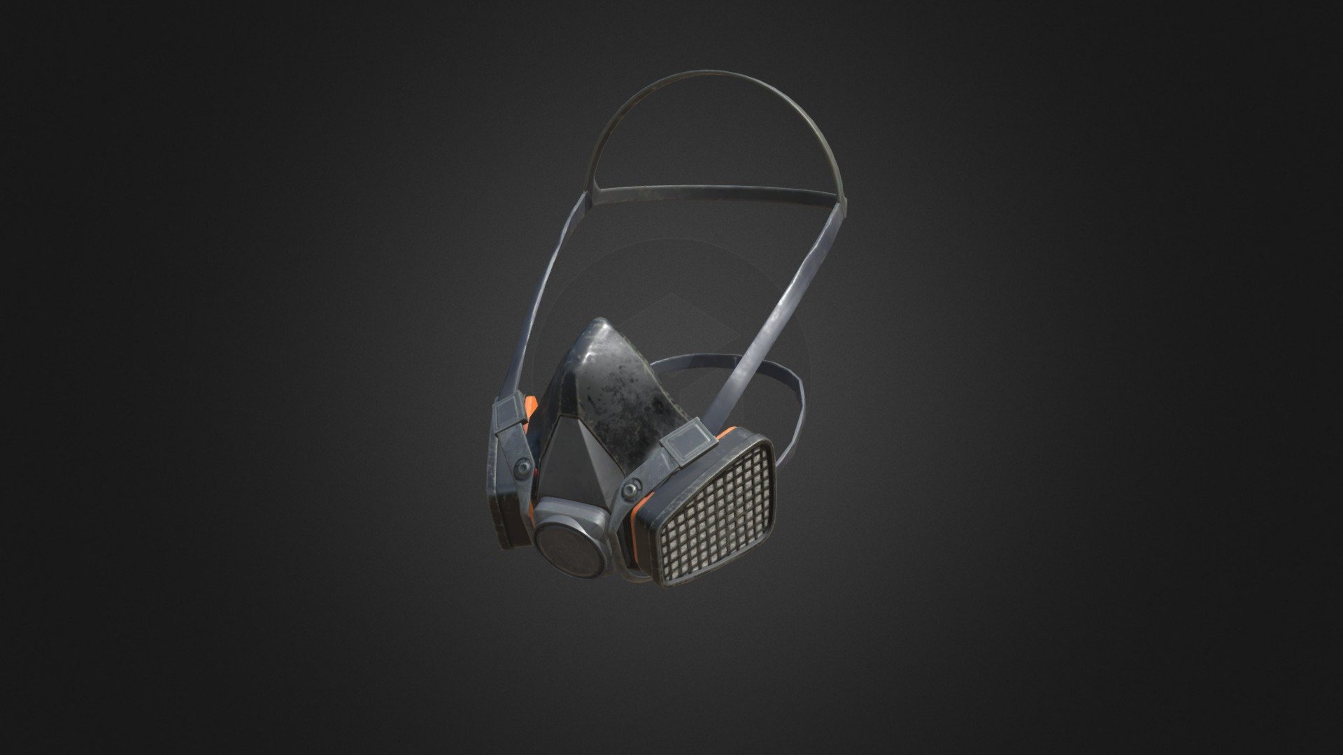 Gas Mask (Half) | PUBG - 3D model by pubgitems.info (@pubgitems.pro ...