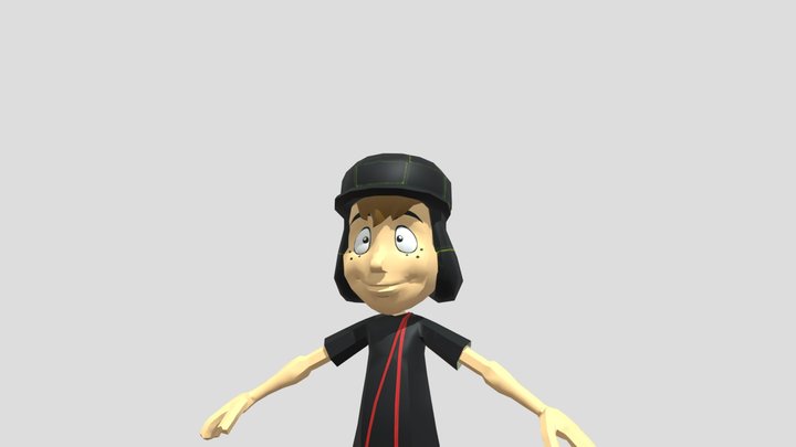 Chaves De Roupa preta 3D Model