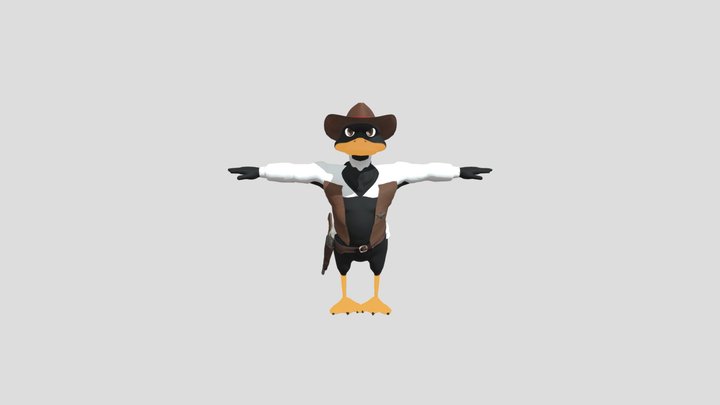 Cowboy_Duck 3D Model
