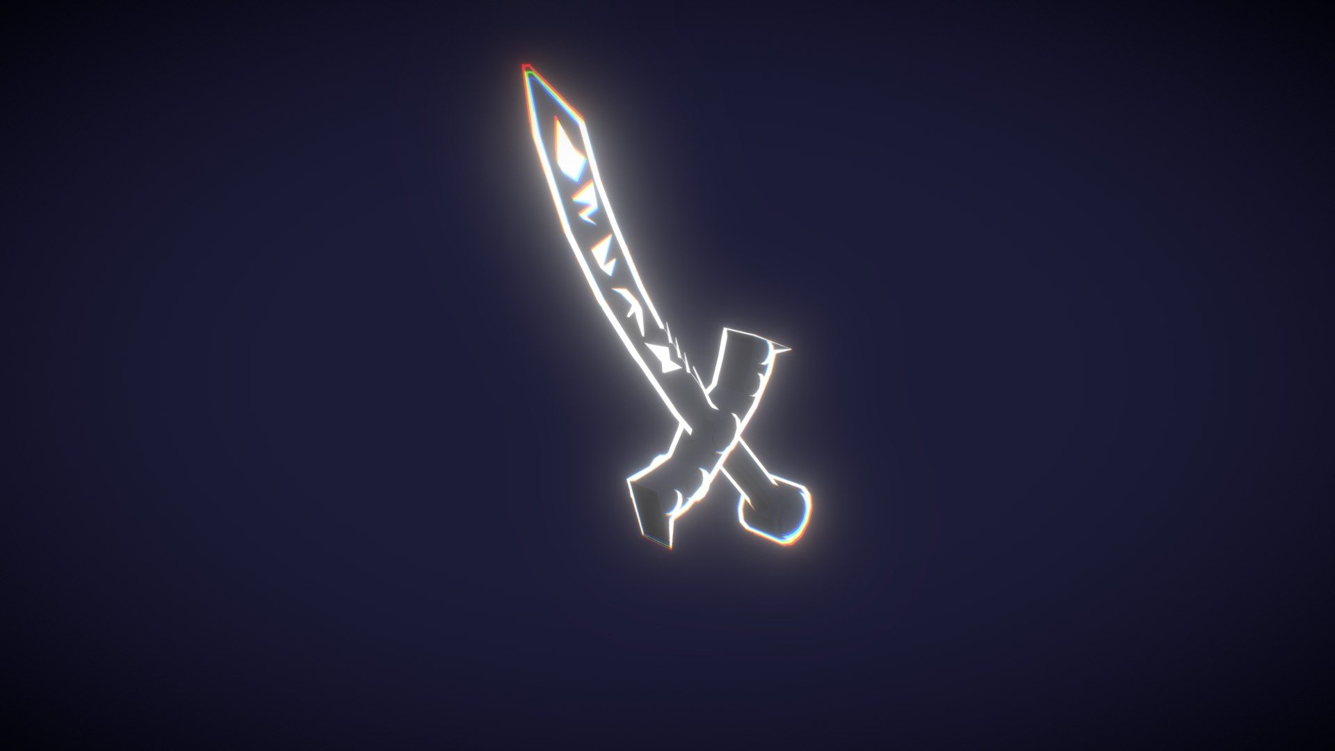 Dark blade v3 [blox fruits] - 3D model by DrawEl456 -FR