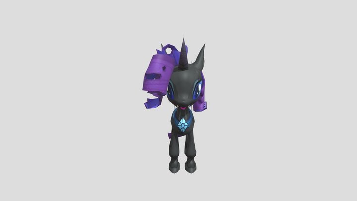 Dark Changeling Rarity 3D Model