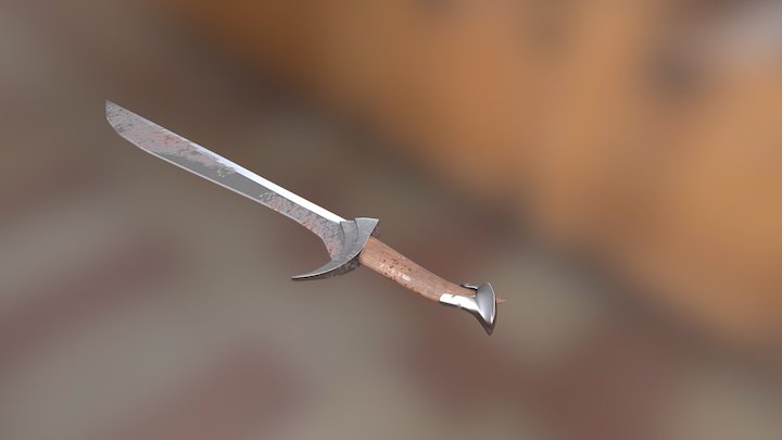 Orcrist - Elven Sword 3D Model