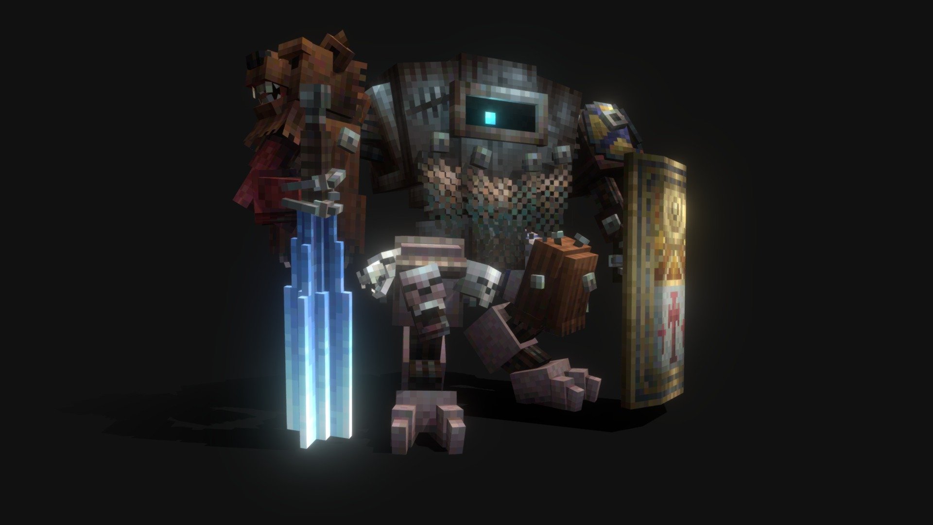 Rusted Robot [Commission] - 3D model by gammabyte [64ff4a5] - Sketchfab