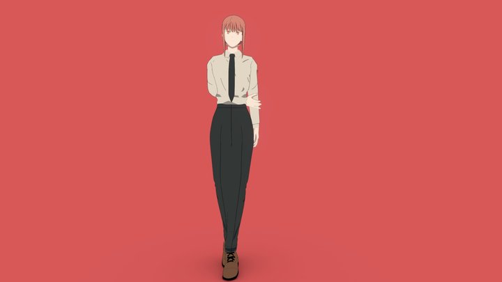 Makima - Chainsaw Man 3D Model
