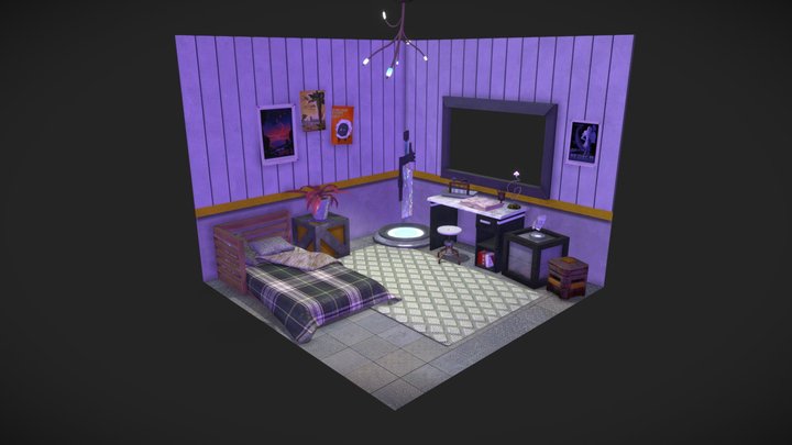 Archaeologist's Assigned Quarters 3D Model