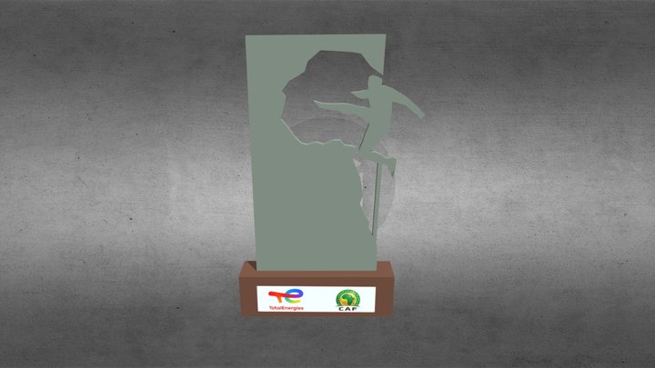 Player Of The Match Trophy CAF 2025 3D Model