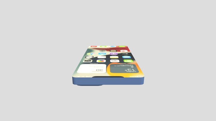 iphone13  model bezzelless with texture 3D Model