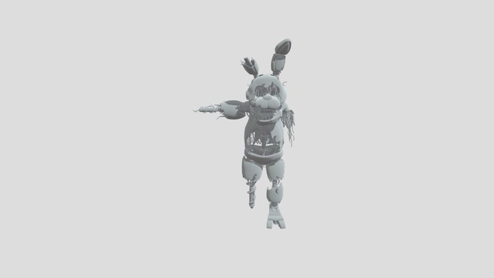 Broken Bonnie 3D Model