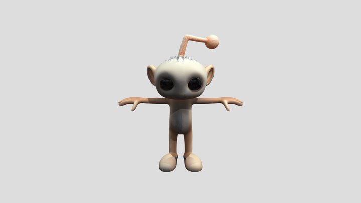 [🔵Rodin] Reddit mascot, 3D 🤖 𝗿𝗲𝙨𝙩𝙮𝙡𝙚𝙙4 3D Model