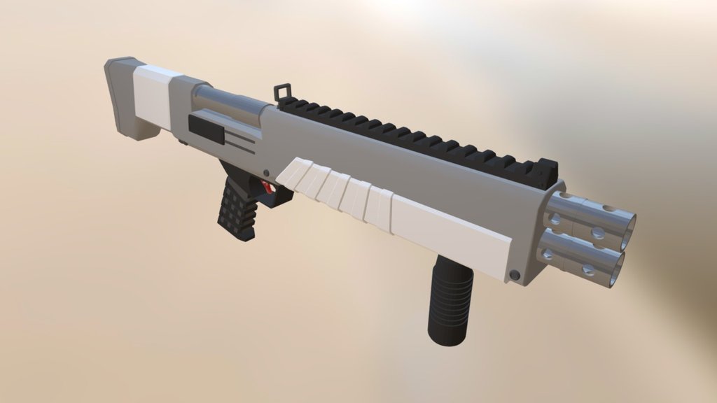 Shotgun - 3D model by inyourlegends [65009a1] - Sketchfab