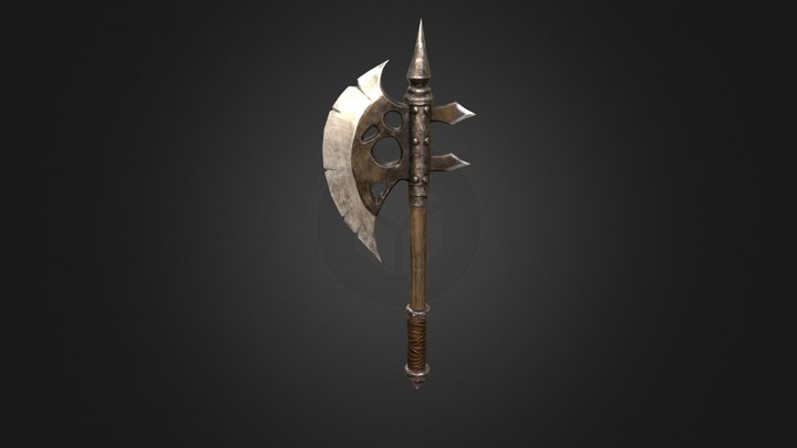 Minion War Axe 3D Model