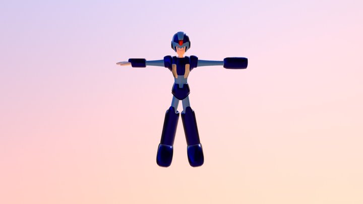 Megaman X 3D Model