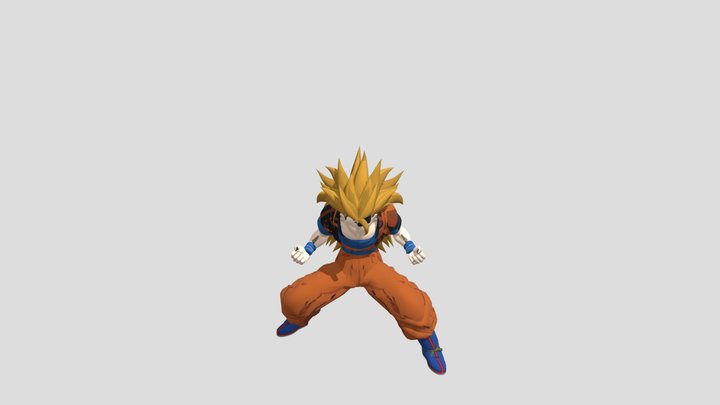 goku-super-saiyan-3-dragon-ball-sparking-zero 3D Model