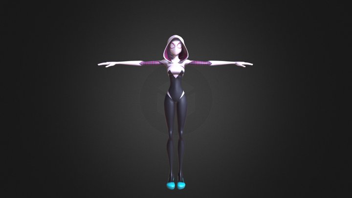 Spider Gwen 3D Model