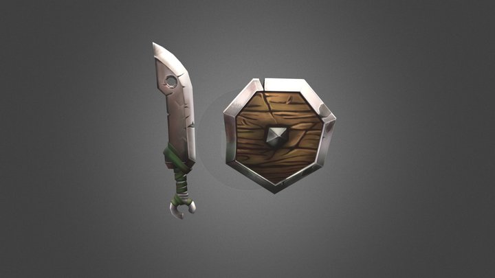 Sword_Shield 3D Model