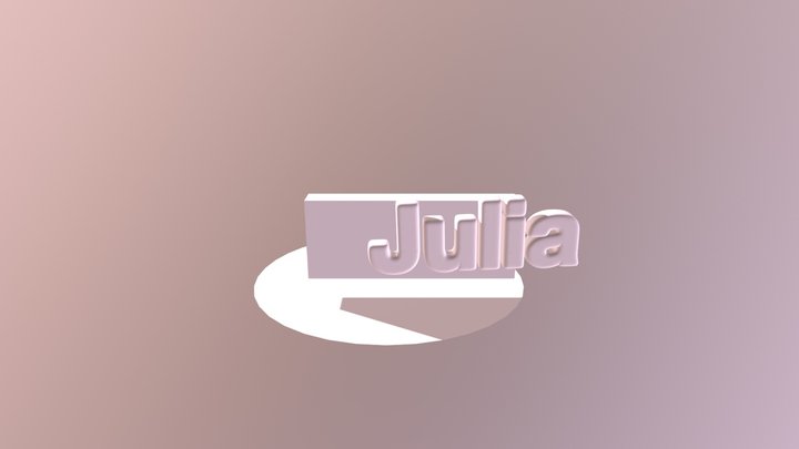Julia Test One 3D Model