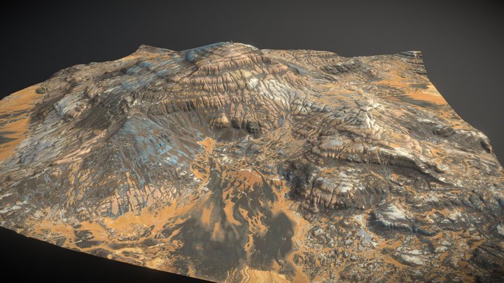 A Mountain 3D Model