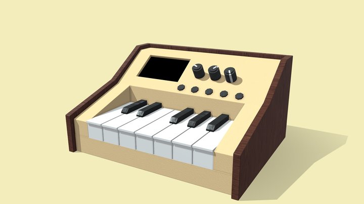 Little Synth 3D Model