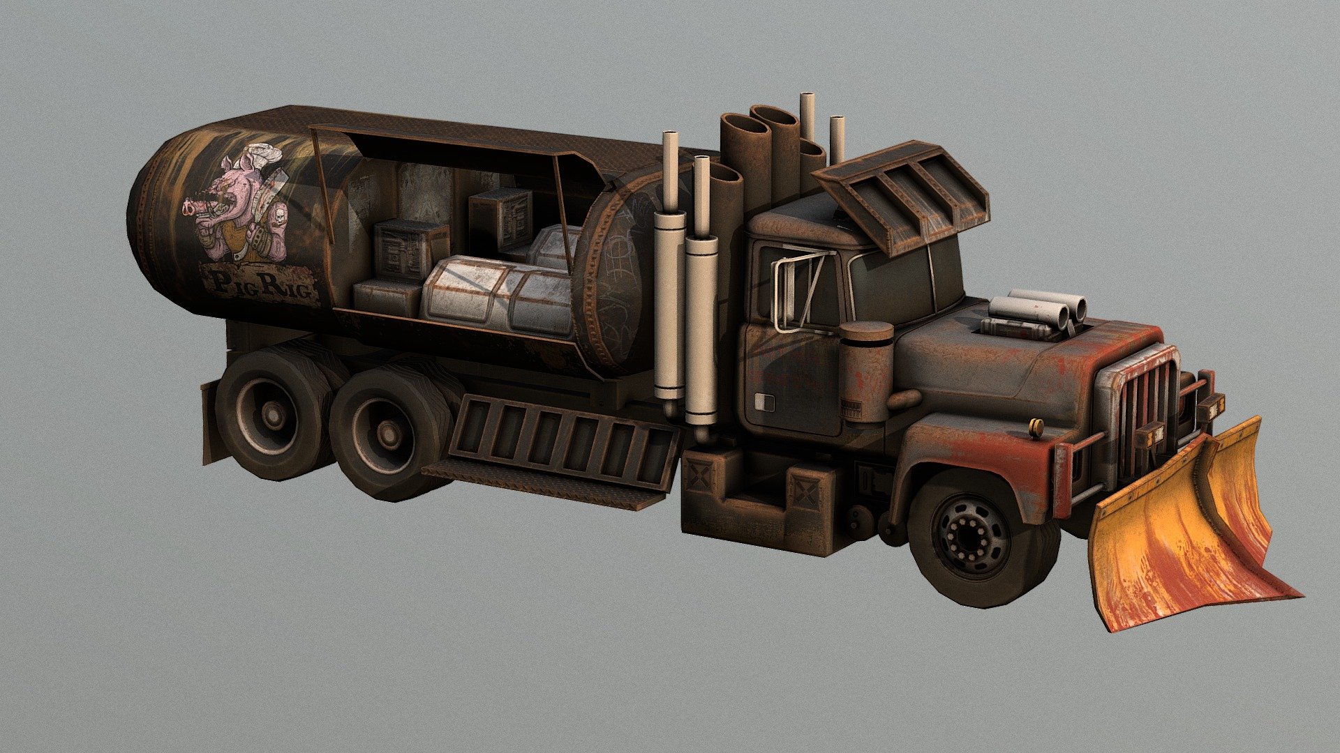 "The Pig Rig" Post Apocalyptic Food Truck!