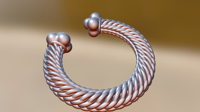 Viking Ring Gamma 3D Model
