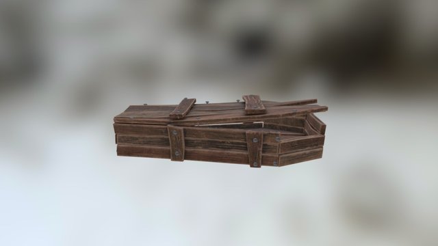 Coffin Western 3D Model