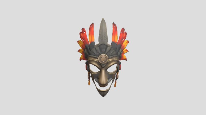 Mask__0531102536_texture 3D Model