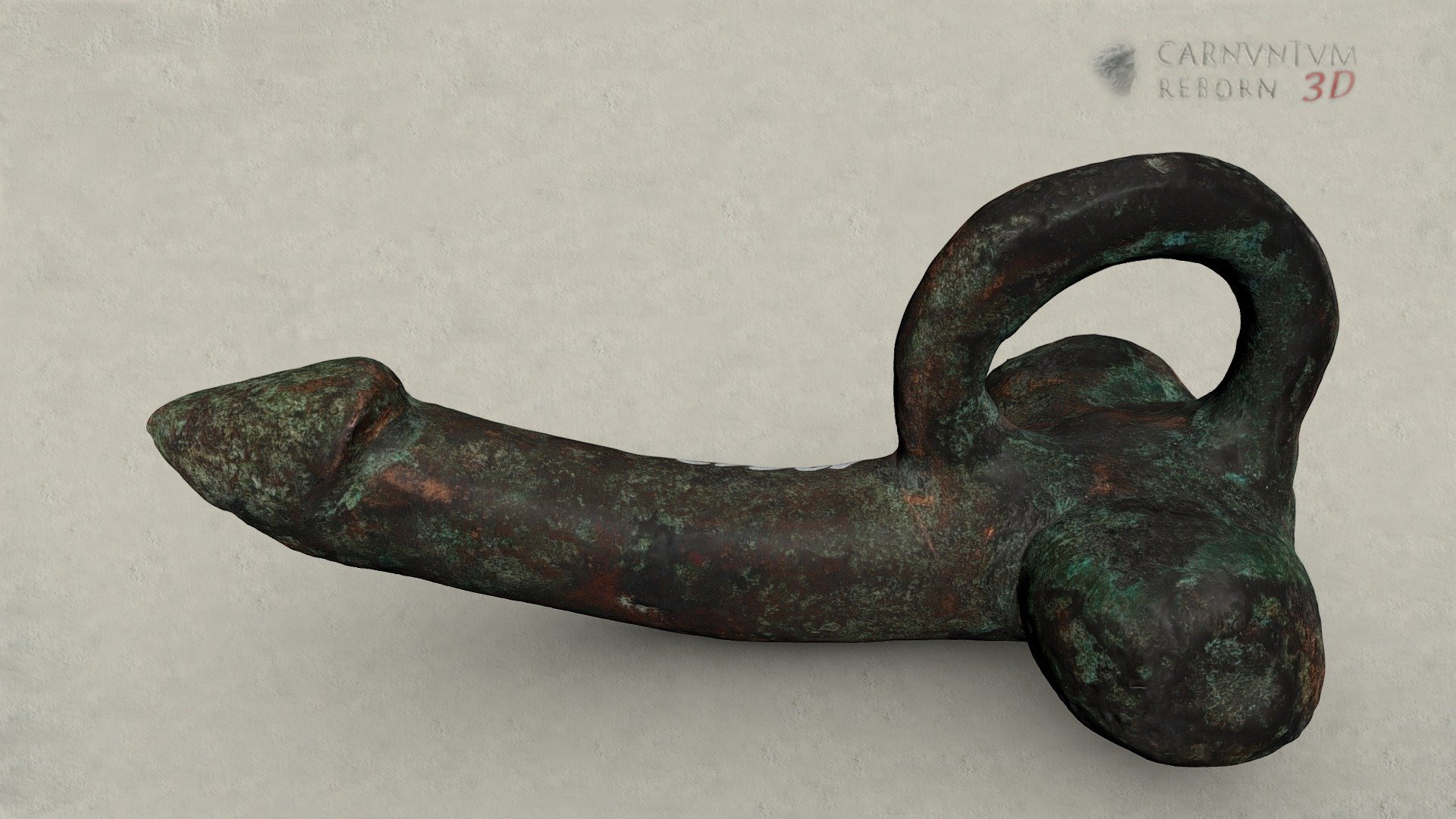 Anhänger in Phallusform — Sketchfab embed 3D viewer