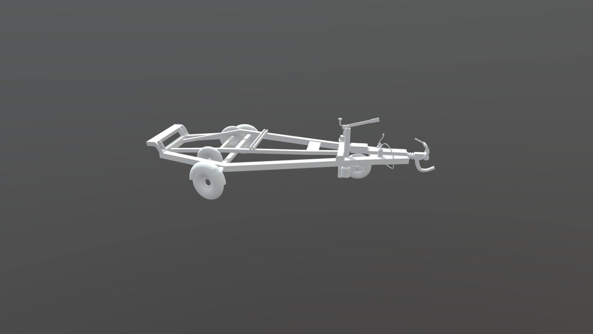 CARAVAN DRAWBAR 3D model by ALIS3 [650bfeb] Sketchfab
